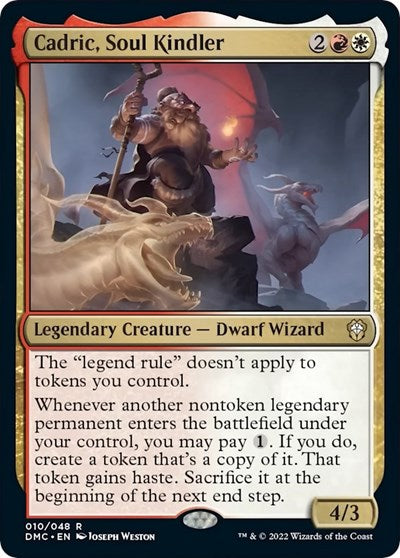 Cadric, Soul Kindler (Commander: Dominaria United) Light Play