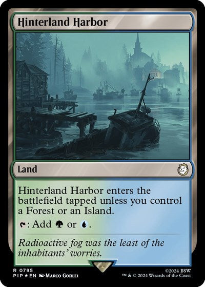 Hinterland Harbor (Surge Foil) (Universes Beyond: Fallout) Light Play Foil