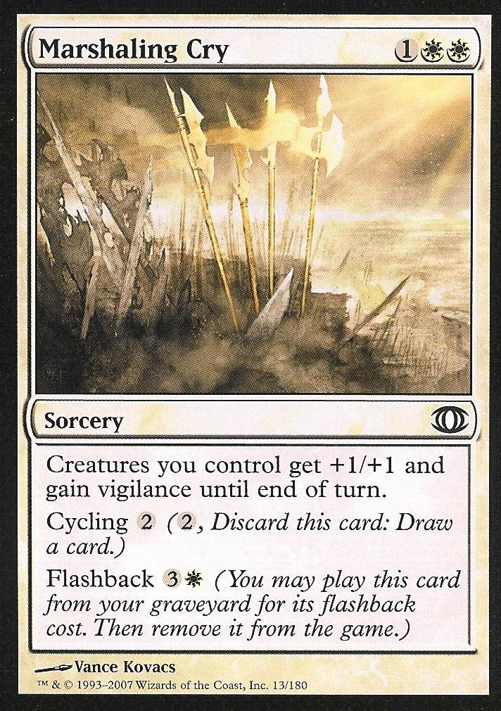 Marshaling Cry (Futuresight) Light Play