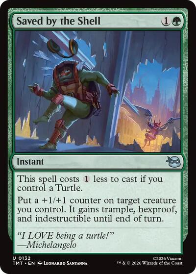 Saved by the Shell (Teenage Mutant Ninja Turtles) Near Mint