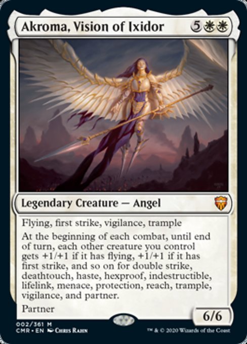 Akroma, Vision of Ixidor (Commander Legends) Near Mint Foil