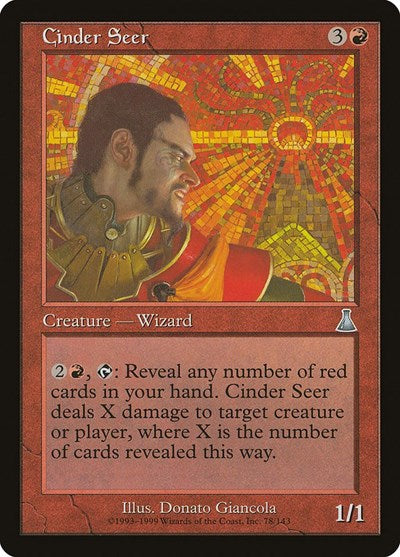 Cinder Seer (Urza's Destiny) Near Mint Foil