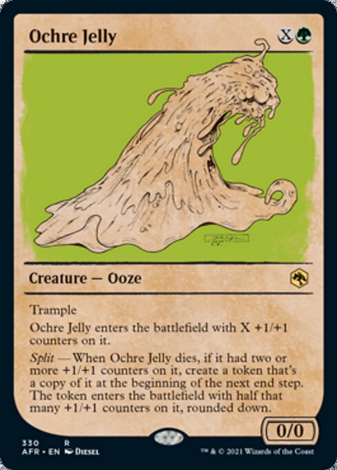 Ochre Jelly (Showcase) (Adventures in the Forgotten Realms) Light Play Foil