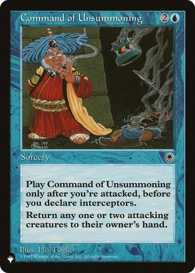 Command of Unsummoning (The List) Light Play