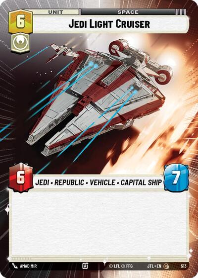 Jedi Light Cruiser (Hyperspace) (Jump to Lightspeed) Near Mint