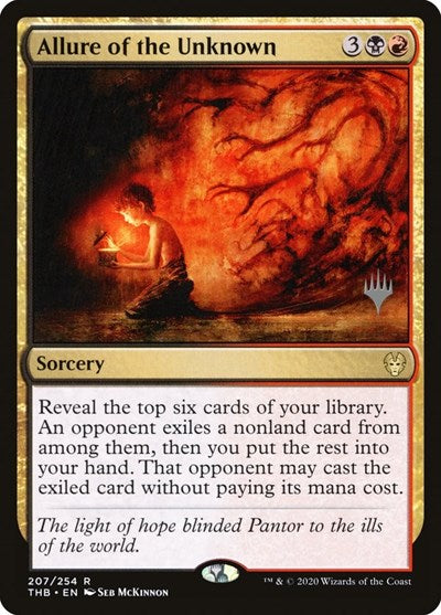 Allure of the Unknown (Promo Pack: Theros Beyond Death) Medium Play Foil