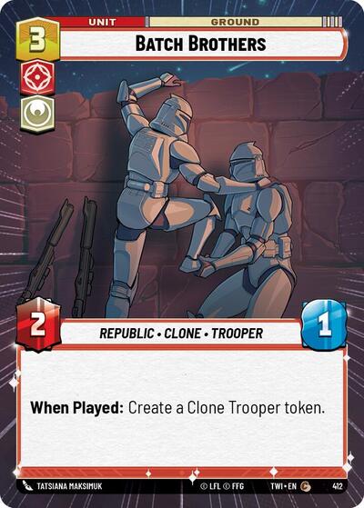 Batch Brothers (Hyperspace) (Twilight of the Republic) Near Mint Foil