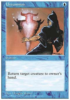 Unsummon (5th Edition) Heavy Play