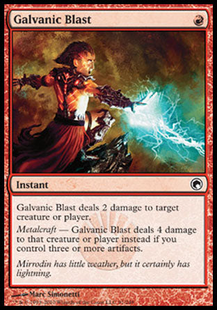 Galvanic Blast (Scars of Mirrodin) Heavy Play