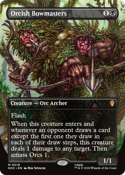 Orcish Bowmasters (Borderless) (The Hobbit: Eternal-Legal) Near Mint