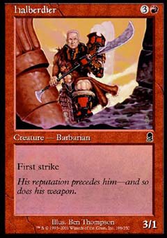 Halberdier (Odyssey) Light Play