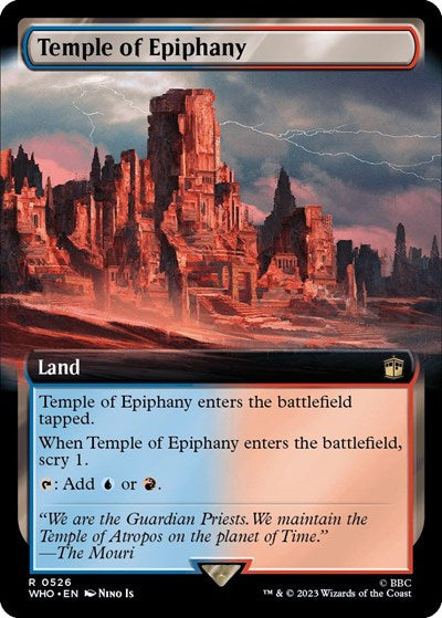 Temple of Epiphany (Extended Art) (Universes Beyond: Doctor Who) Near Mint