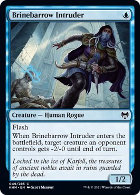 Brinebarrow Intruder (Kaldheim) Light Play Foil