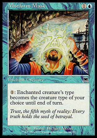 Mistform Mask (Onslaught) Light Play Foil