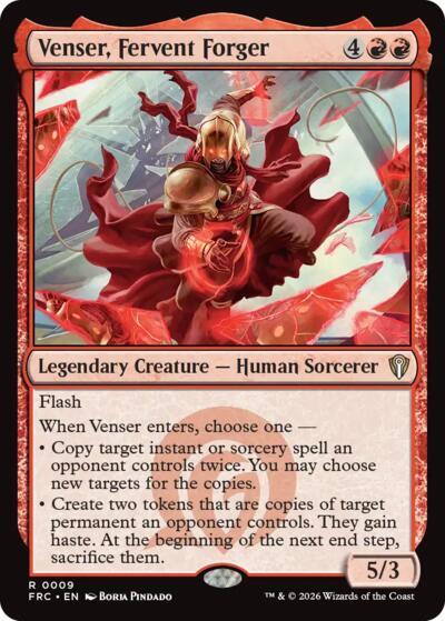 Venser, Fervent Forger (Commander: Reality Fracture) Near Mint