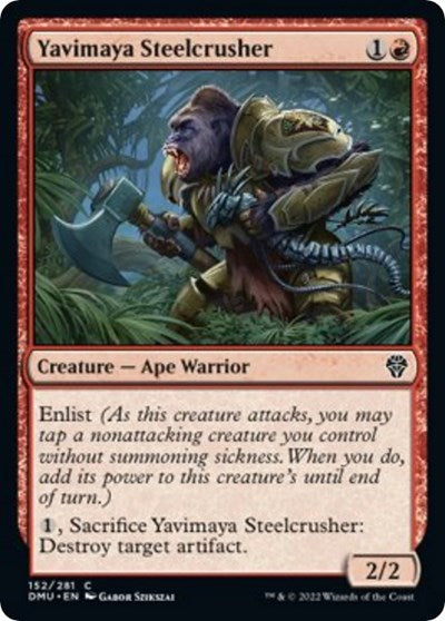 Yavimaya Steelcrusher (Dominaria United) Light Play