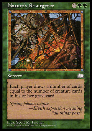 Nature's Resurgence (Weatherlight) Medium Play