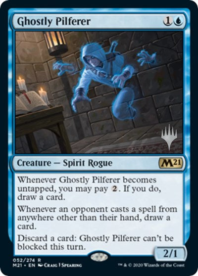 Ghostly Pilferer (Promo Pack: Core Set 2021) Light Play