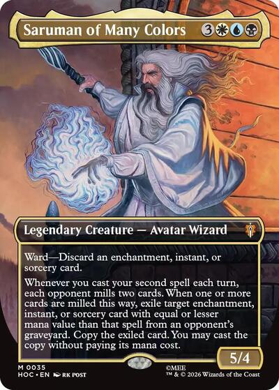 Saruman of Many Colors  Borderless|1|0|0.00