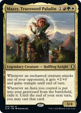 Mazzy, Truesword Paladin (Commander Legends: Battle for Baldur's Gate) Near Mint Foil