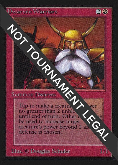 Dwarven Warriors (IE) (International Edition) Near Mint