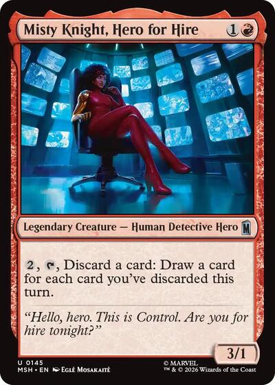 Misty Knight, Hero for Hire (Marvel Super Heroes) Near Mint Foil