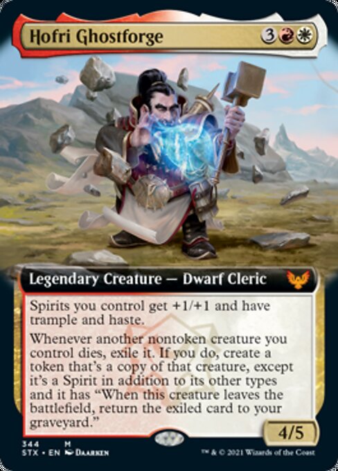 Hofri Ghostforge (Extended Art) (Strixhaven) Near Mint Foil