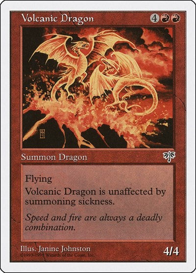 Volcanic Dragon (Anthologies) Medium Play