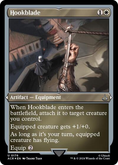 Hookblade (Foil Etched) (Universes Beyond: Assassin's Creed) Light Play Foil