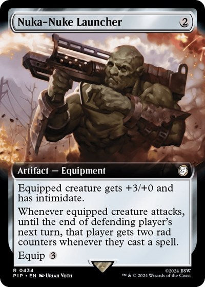 Nuka-Nuke Launcher (Extended Art) (Universes Beyond: Fallout) Near Mint Foil