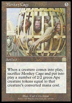 Monkey Cage (Mercadian Masques) Near Mint