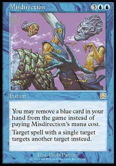 Misdirection (Mercadian Masques) Medium Play Foil