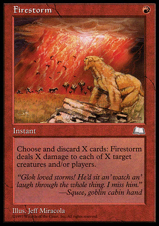 Firestorm (Weatherlight) Damaged / Poor