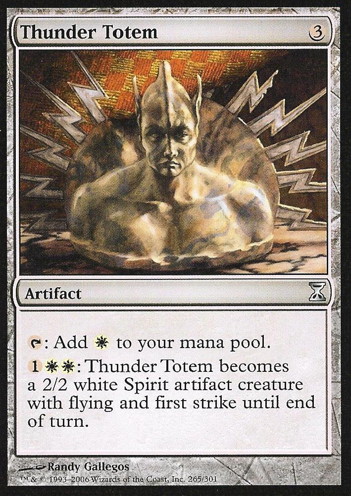 Thunder Totem (Time Spiral) Medium Play Foil