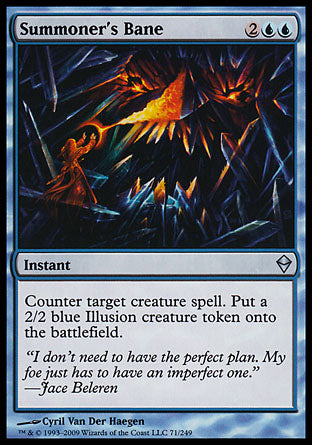 Summoner's Bane (Zendikar) Light Play