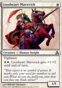 Lionheart Maverick (Guildpact) Medium Play Foil