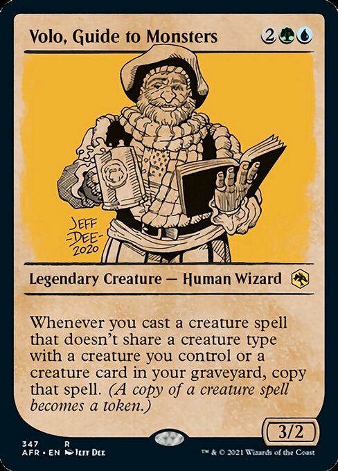 Volo, Guide to Monsters (Showcase) (Adventures in the Forgotten Realms) Near Mint Foil