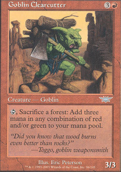 Goblin Clearcutter (Legions) Light Play