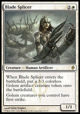 Blade Splicer (New Phyrexia) Damaged / Poor