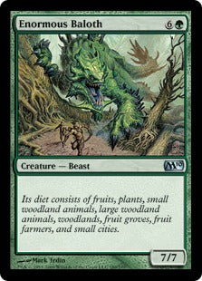 Enormous Baloth (Magic 2010 Core Set) Medium Play Foil