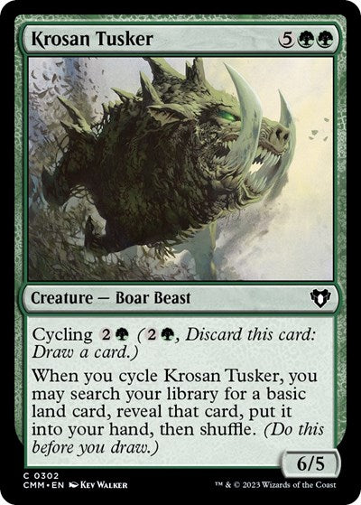 Krosan Tusker (Commander Masters) Light Play