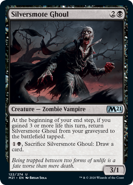 Silversmote Ghoul (Magic 2021 Core Set) Heavy Play