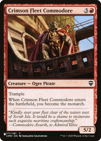Crimson Fleet Commodore (The List) Light Play