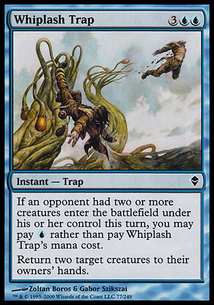 Whiplash Trap (Zendikar) Light Play