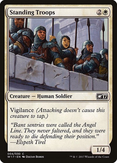 Standing Troops (Welcome Deck 2017) Light Play