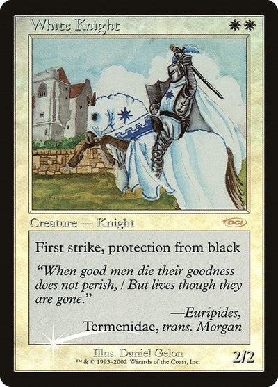 White Knight (Promos: FNM) Heavy Play Foil