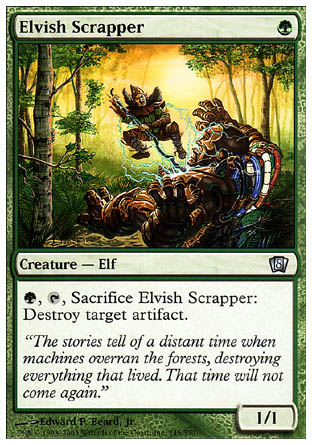 Elvish Scrapper (8th Edition) Light Play Foil