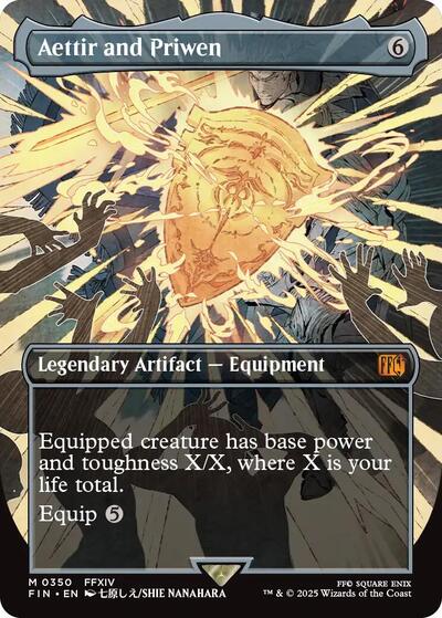 Aettir and Priwen (Borderless) (Universes Beyond: FINAL FANTASY) Near Mint Foil