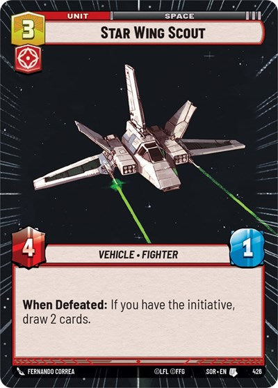 Star Wing Scout (Hyperspace) (Spark of Rebellion) Near Mint