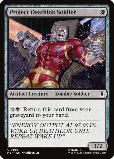 Project Deathlok Soldier (Marvel Super Heroes) Near Mint
